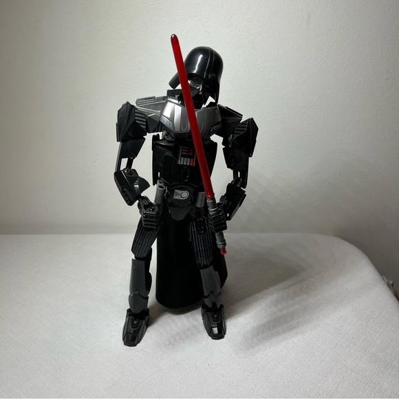 LEGO Star Wars Darth Vader Action Figure with Red Lightsaber - Picture 2 of 6
